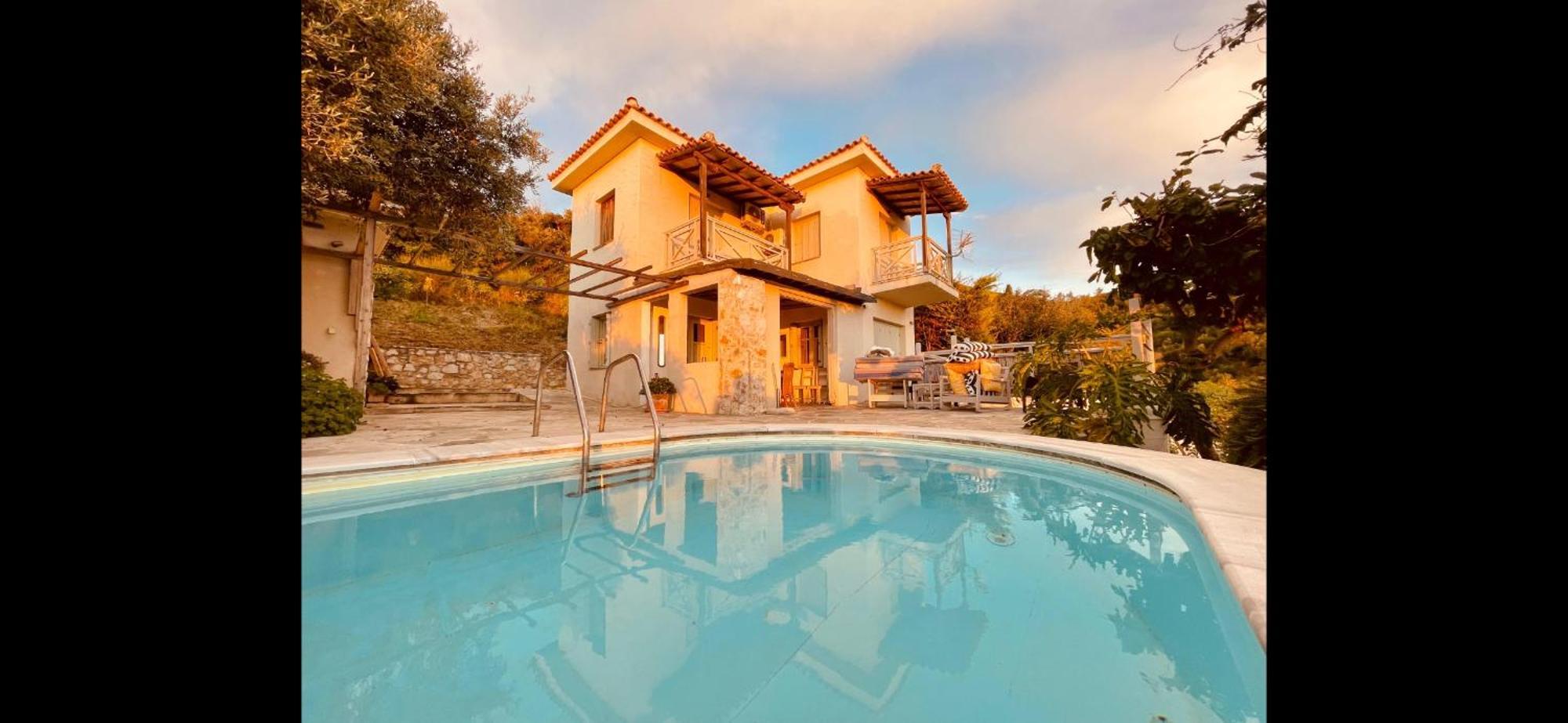 Hikers Villa Trail 5 & 6 Moni Evaggelistrias Ngoại thất bức ảnh